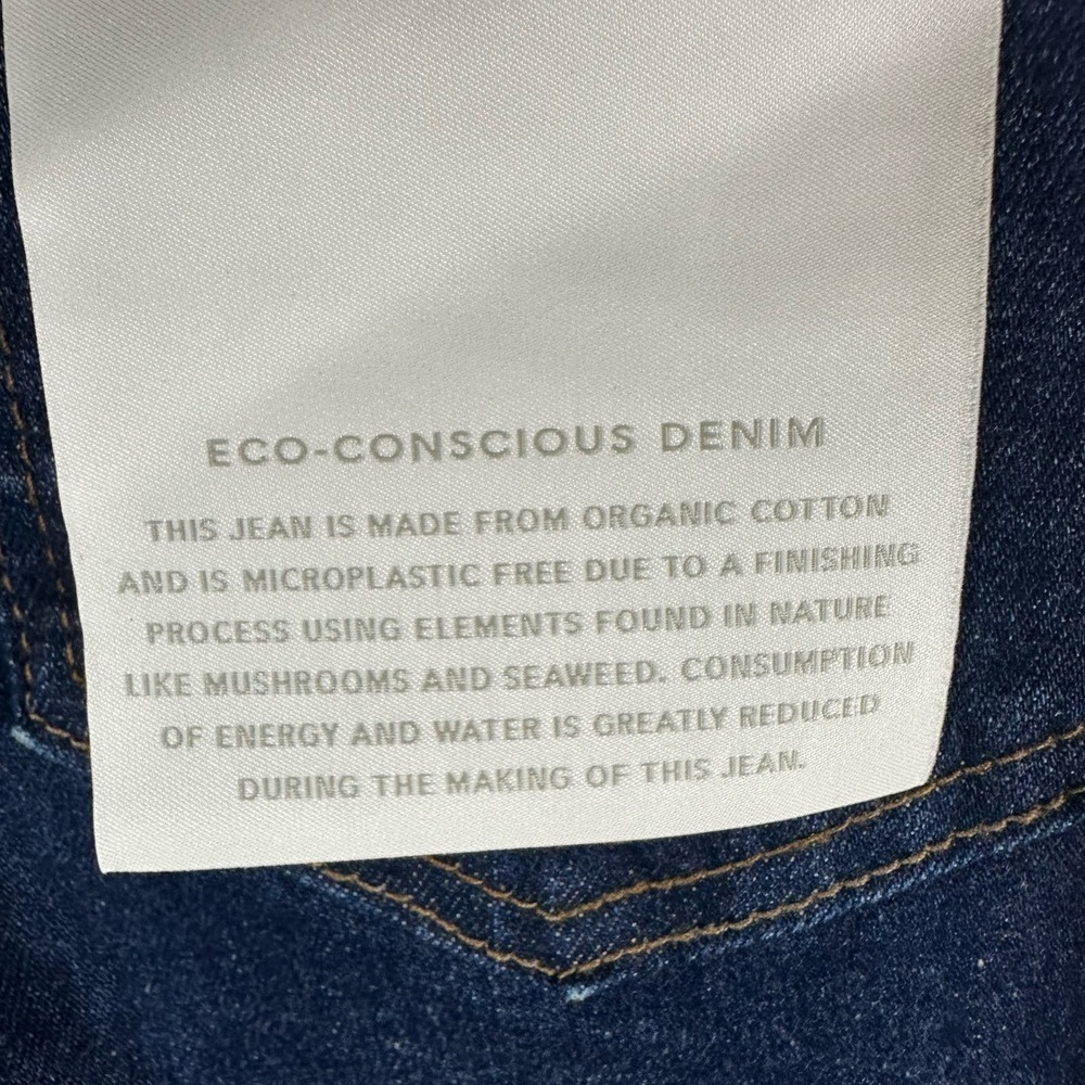 Jonathan Simkhai Standard River High Rise Straight Jean Rin Rinse Size 25 - Picture 11 of 11